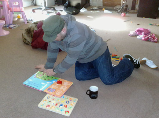 Duggers 'entertains' himself Bruce Dugginson